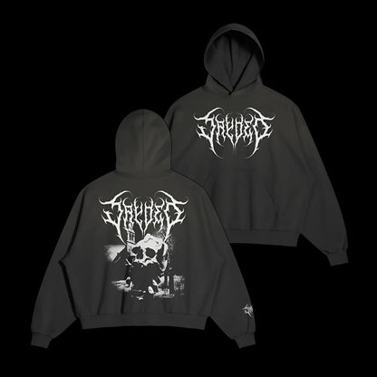 "CEMETERY" (GREY) HOODIE