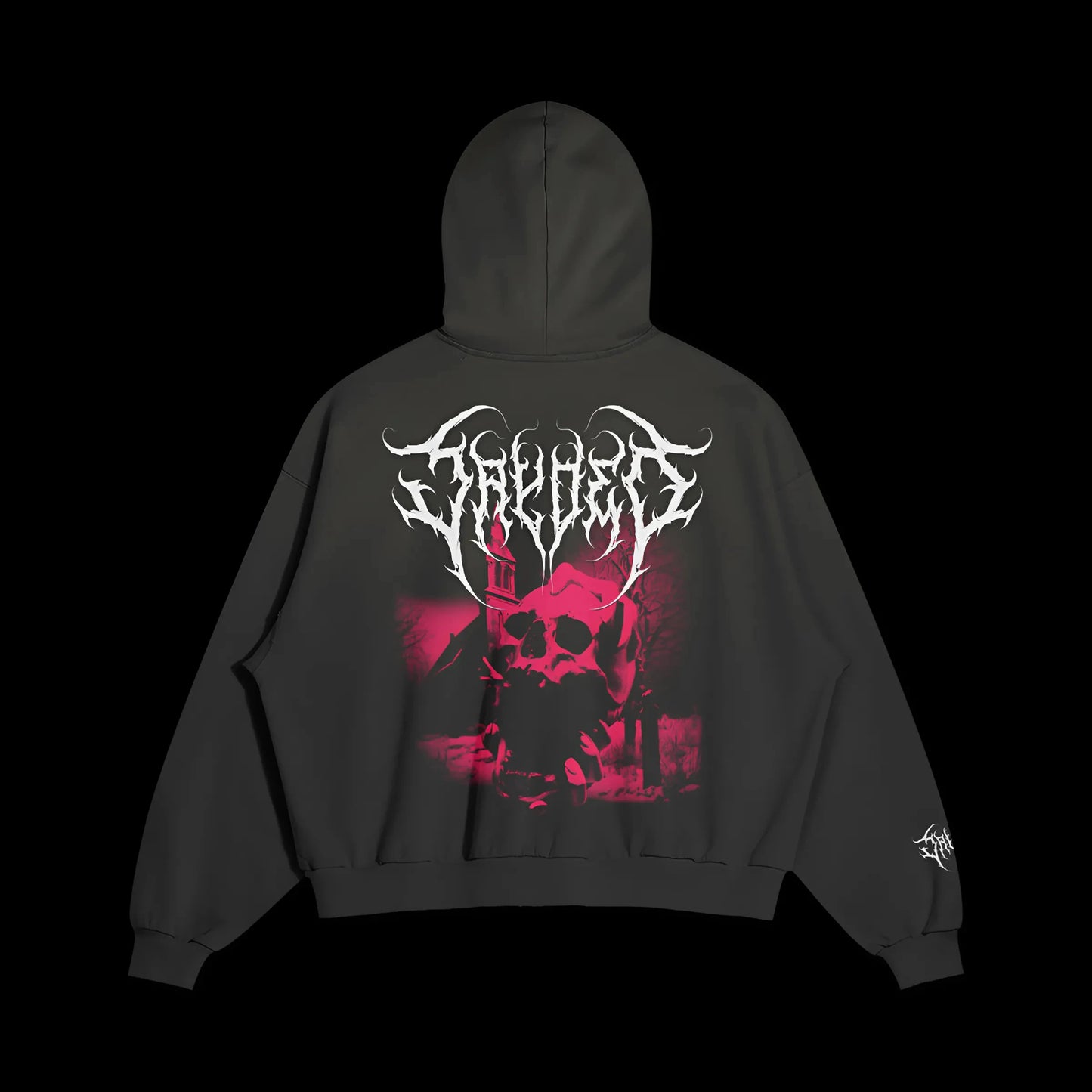 "CEMETERY" (RED) HOODIE