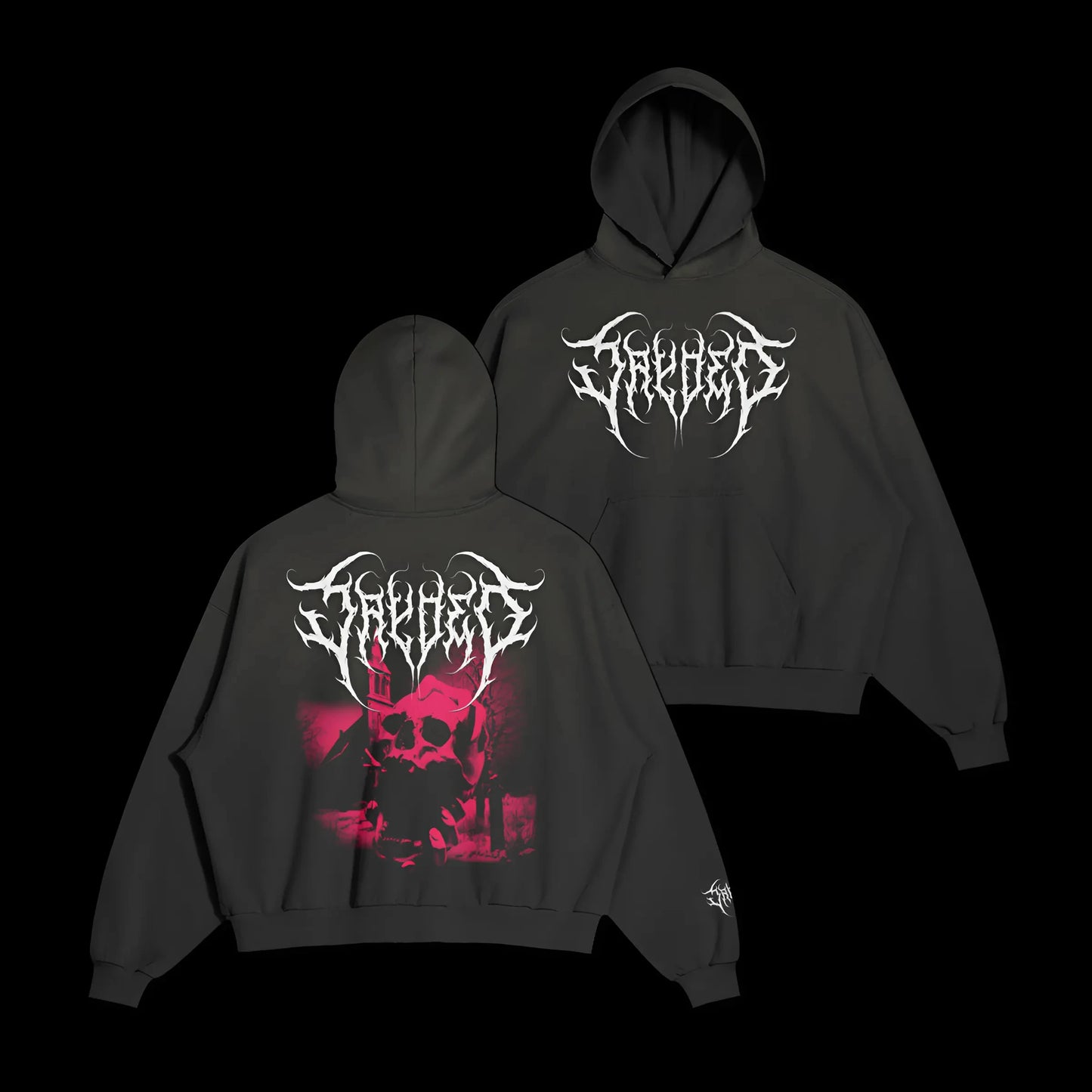 "CEMETERY" (RED) HOODIE