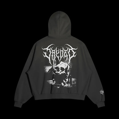 "CEMETERY" (GREY) HOODIE