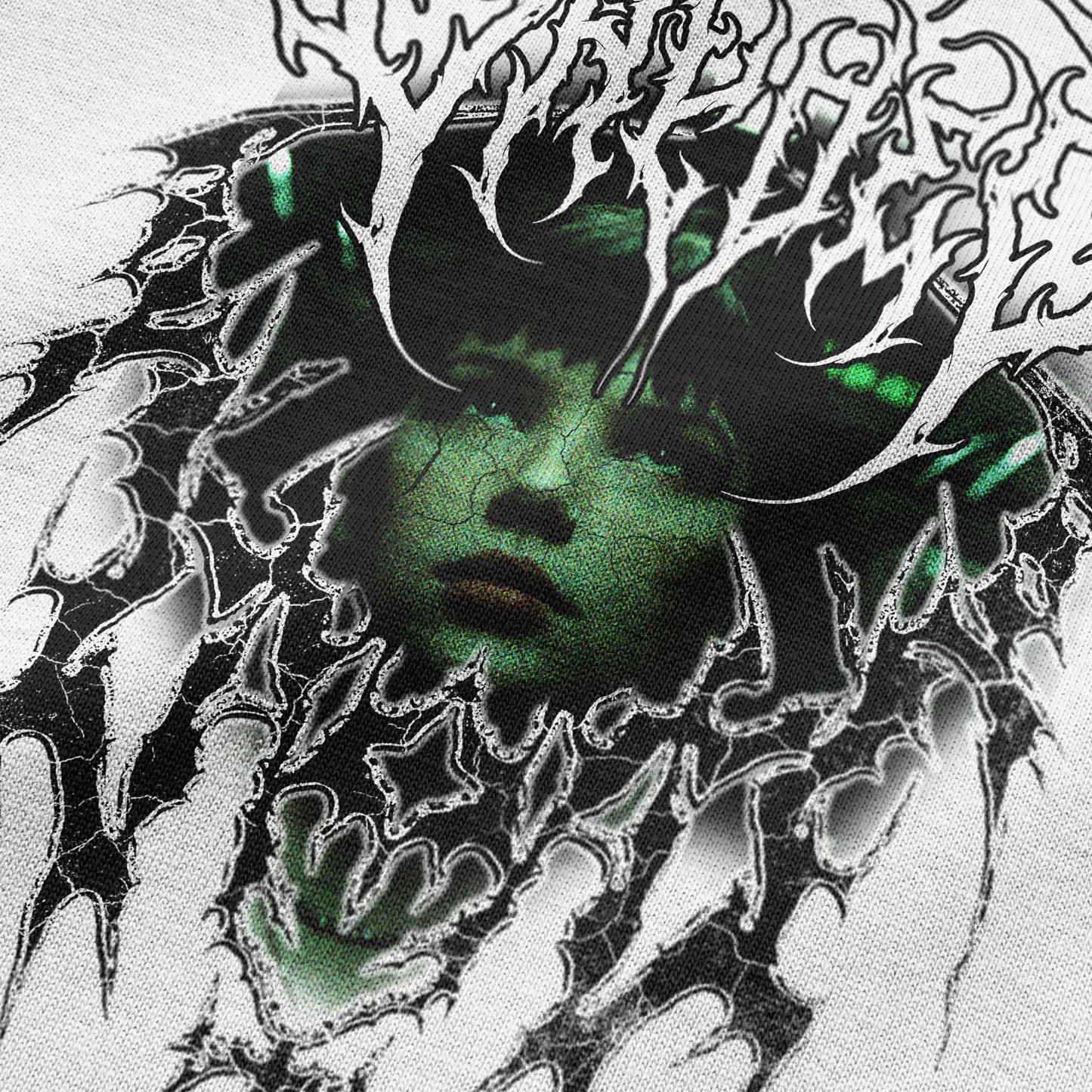 "CYBER" (WHITE) T-SHIRT